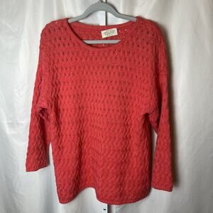 Vintage United Colors of Benetton Women’s Small Knit Sweater Italy Y2K Dopamine